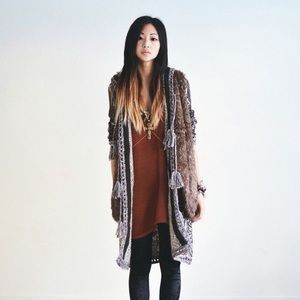 **CLOSET CLEAROUT SALE** Free People long tassle sweater